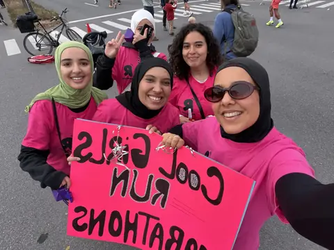 Membres des Runneuses au Marathon de Montréal